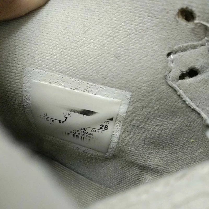 saiz kasut nike air force