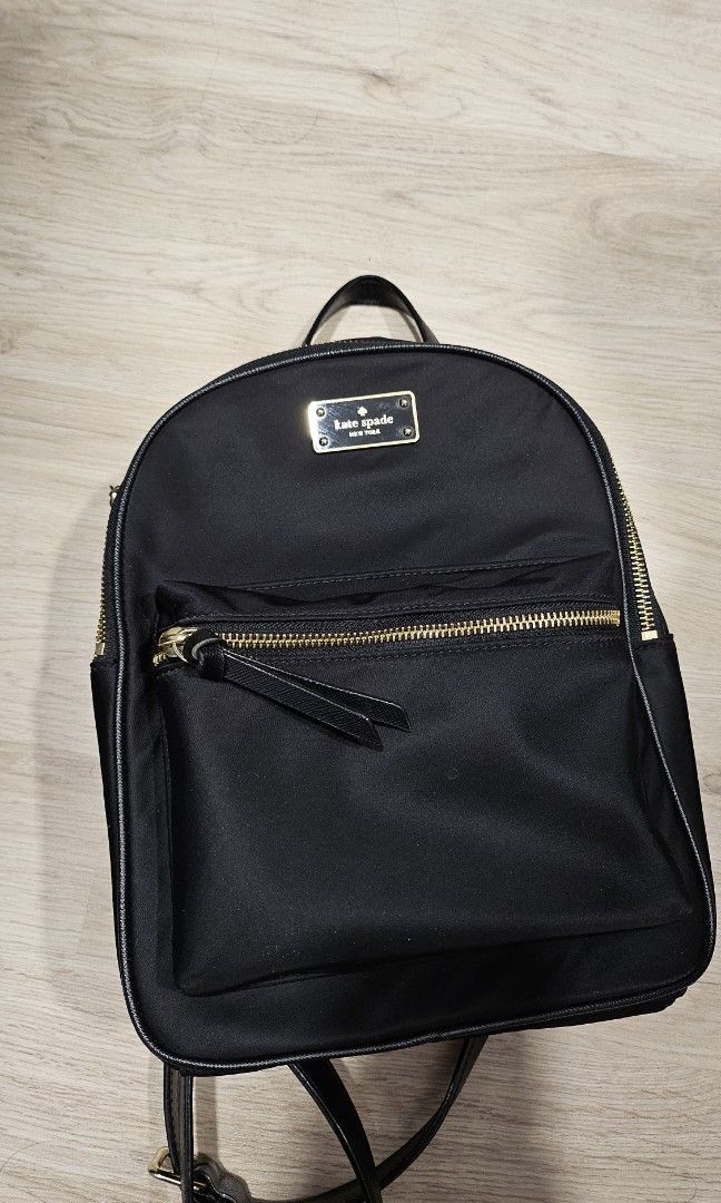 Kate spade nylon mini backpack vintage black Women s Fashion