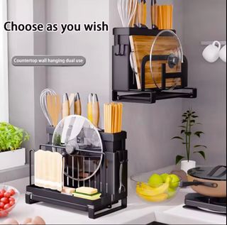 Carote Essential Woody Non Stick Stainless Steel Kitchen Knife Set 4 Pcs Set  + Magnetic Knife Stand
