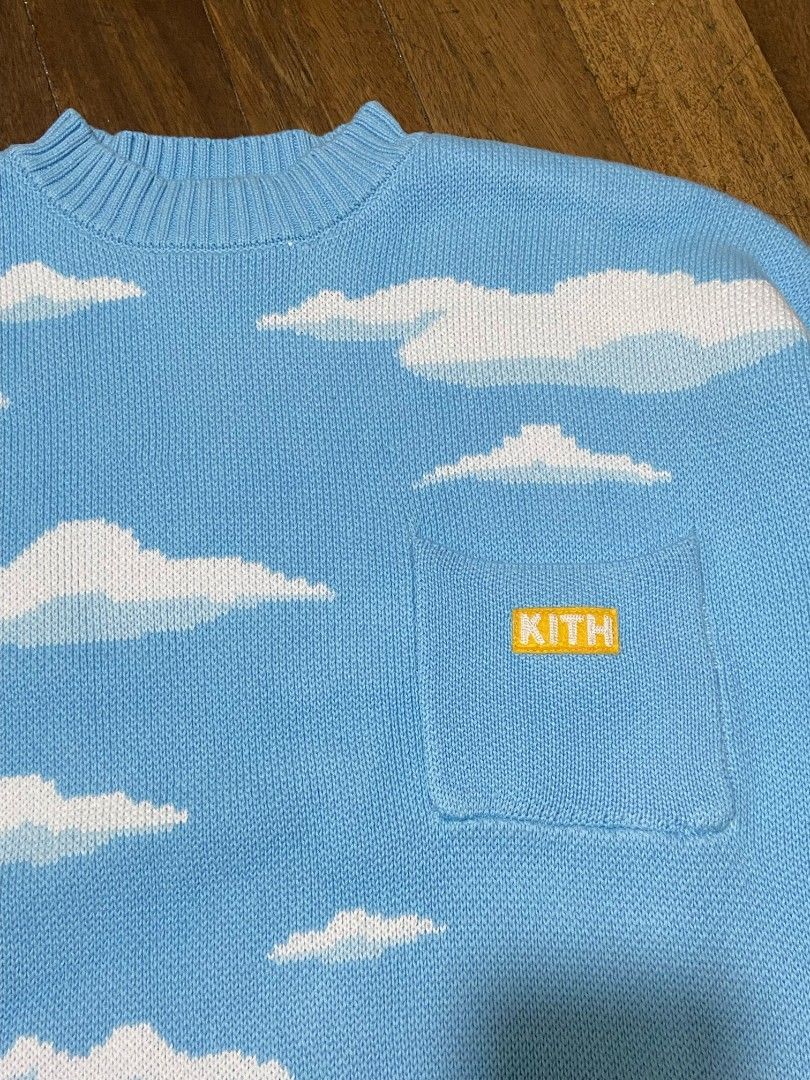 Kith x The Simpsons Cloud Intarsia Sweater