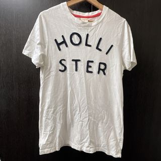 男L Hollister白色Logo短袖T恤