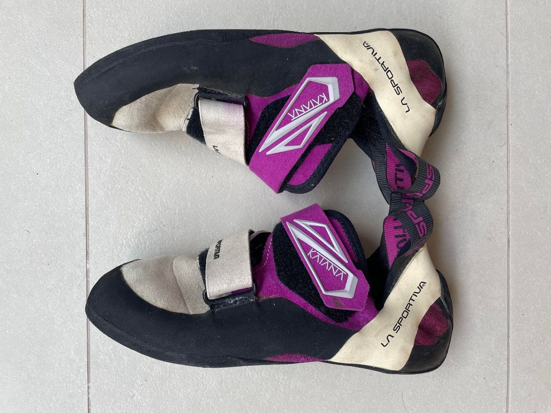Purple shop climbing shoes