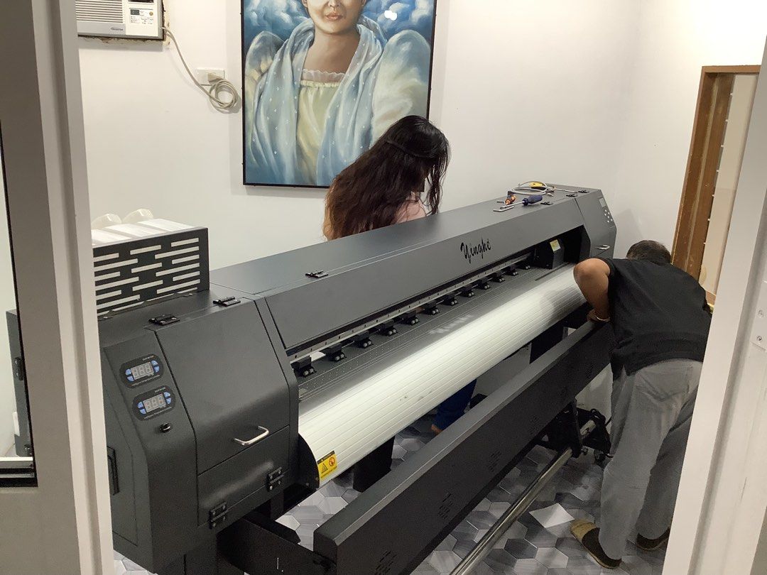 Large format printer machine (Category: Printers, Scanners & Copiers) located in Manila. Submitted by jellybeansss1996-83426 (Listing ID 1255412159, Image 1). Description: PERMISSION TO POST ADMIN ! LOOKING FOR A BUSINESS? SUPPLIER HERE!!! OUR PRICE STARTS AT 149K BRAND NEW!!! TARPAULIN PRINTER SUBLIMATION PRINTER DTF (DIRECT TO FILM) A3 SIZE ENGRAVER MACHINE| HEAT PRESS (80x100) CUTTER PLOTTER (2ft and 4ft) THE BEST CARE FOR CUSTOMER NEEDS! AFTE