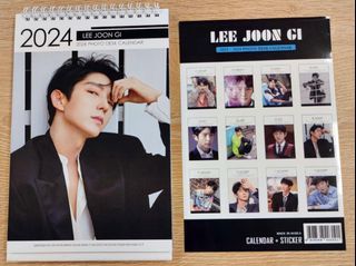 Lee Joon Gi [ 2024 Photo Desk Calendar+ Sticker ] tvN Arthdal Chronicles 2 Kpop Kstar