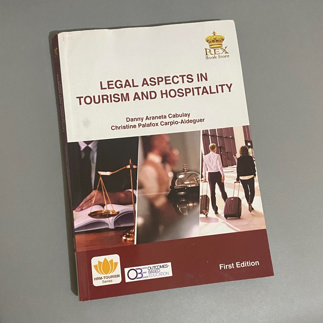 Legal Aspects Tourism and Hospitality book, Hobbies & Toys, Books