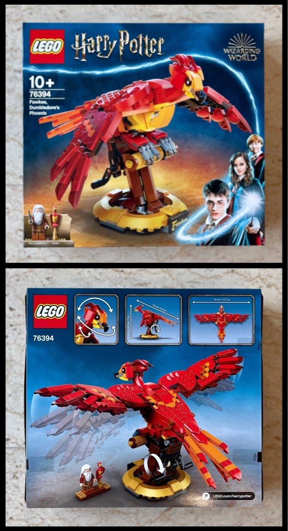 Lego 76394 Fawkes Dumbledore s Phoenix Retired Hobbies Toys Toys Games on Carousell