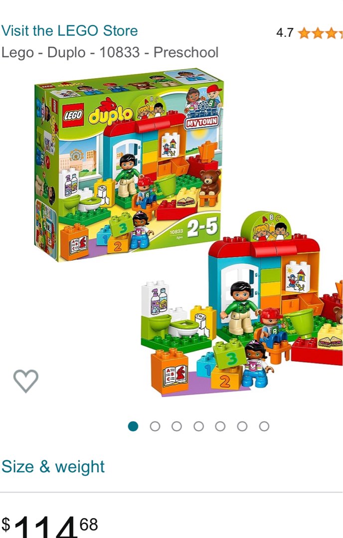  Lego Duplo Preschool 108333, Hobbies & Toys, Toys & Games on Carousell Illustration 