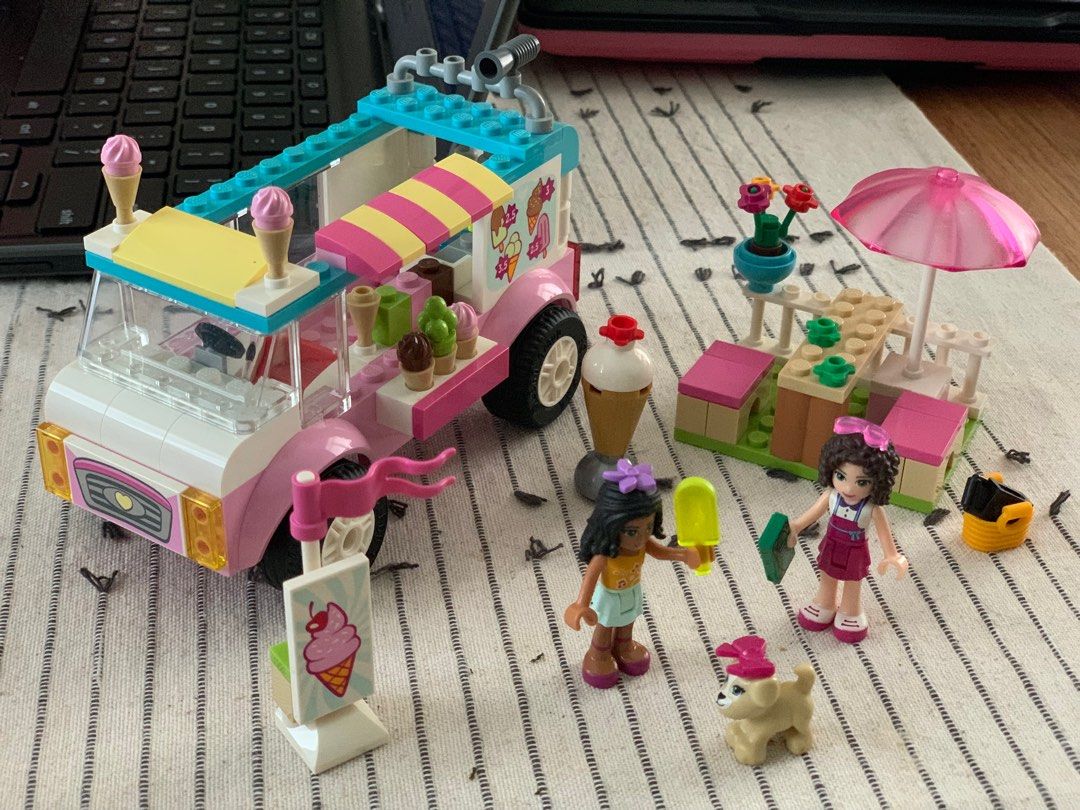 Lego friends ice cream truck top