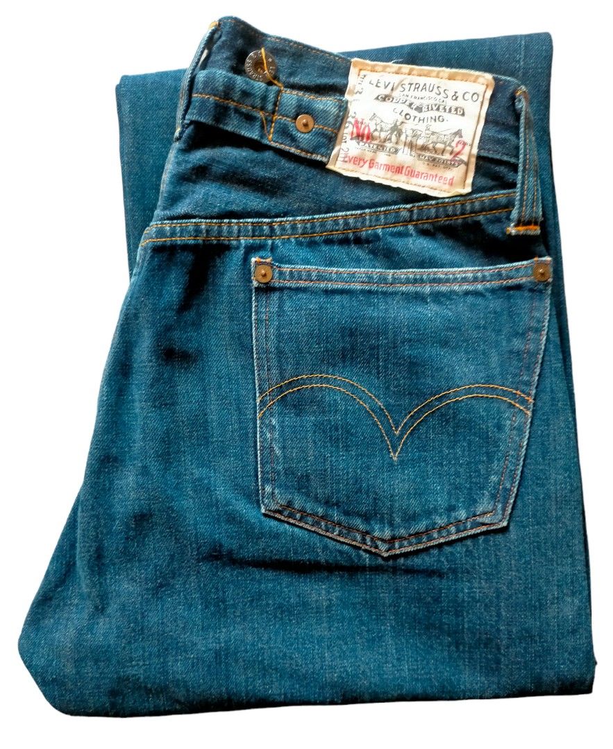 Levi 503 store cinch back jeans