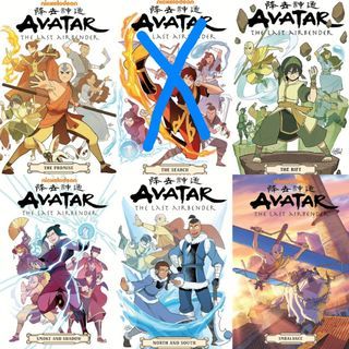 WTB/LFS Avatar the Last Airbender Graphic Novels and Books