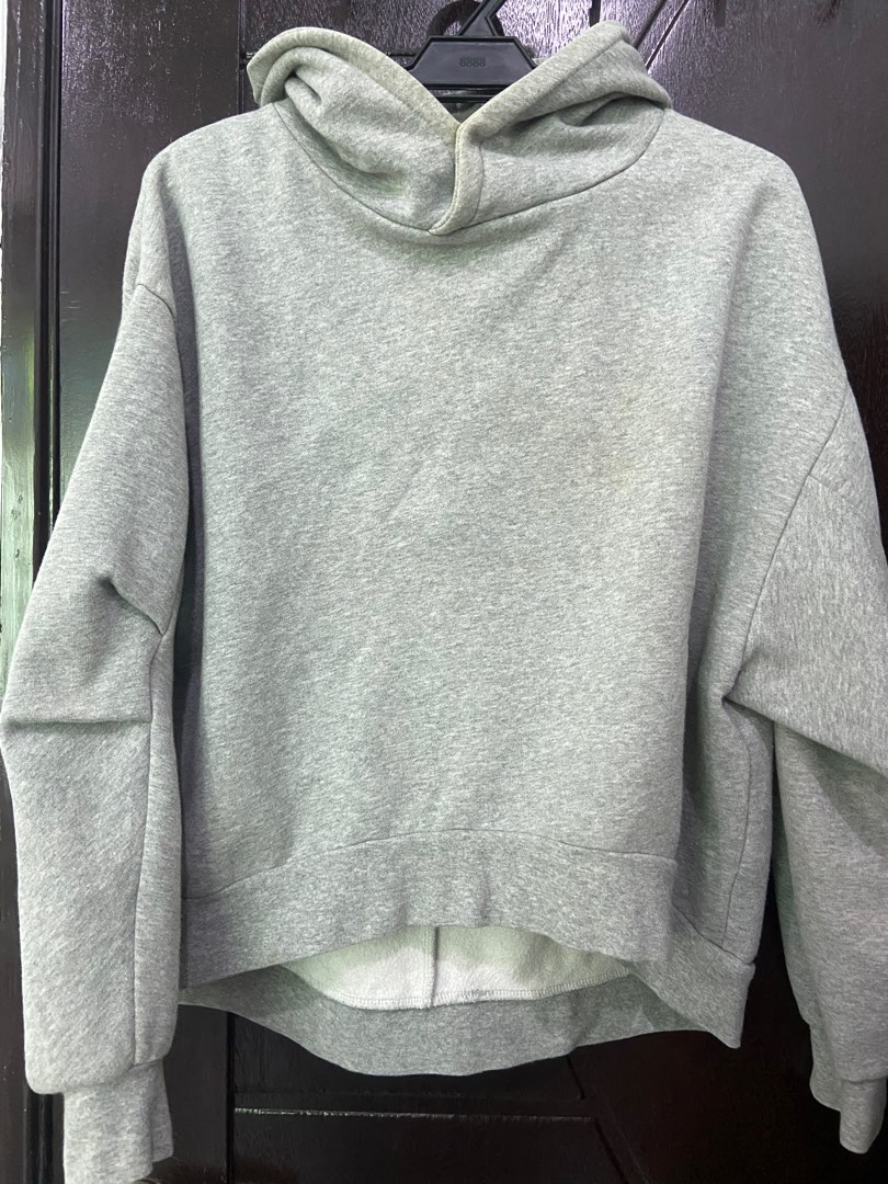 light grey plain hoodie woman, Men's Fashion, Coats, Jackets and ...