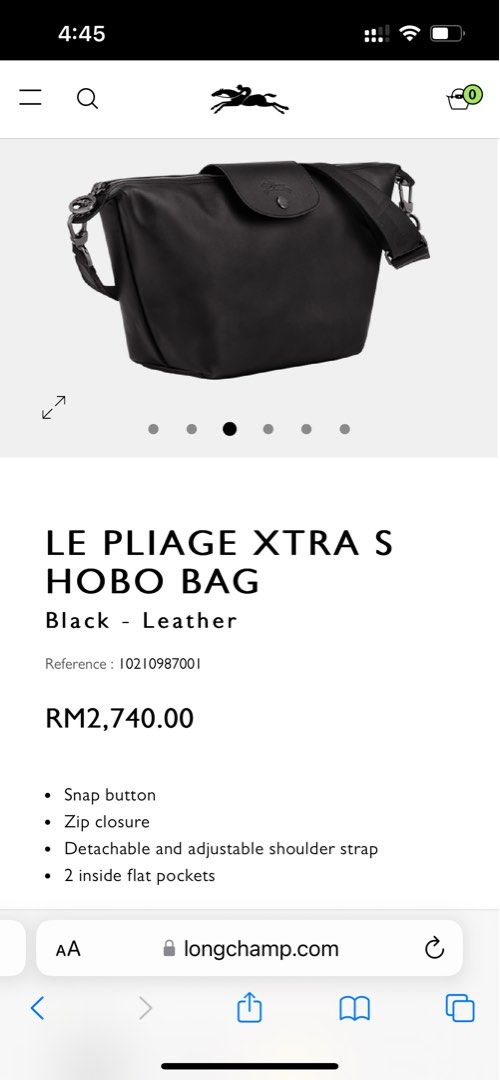 LE PLIAGE XTRA - Hobo bag S in Black (10210987001)