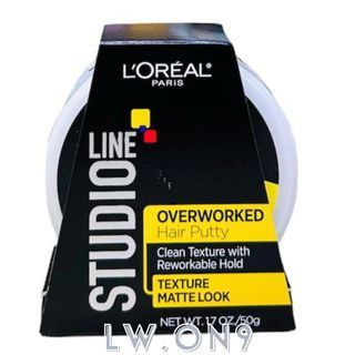 LOREAL OVERWORKED HAIR PUTTY CLEAN TEXTURE WITH REWORKABLE HOLD 50G