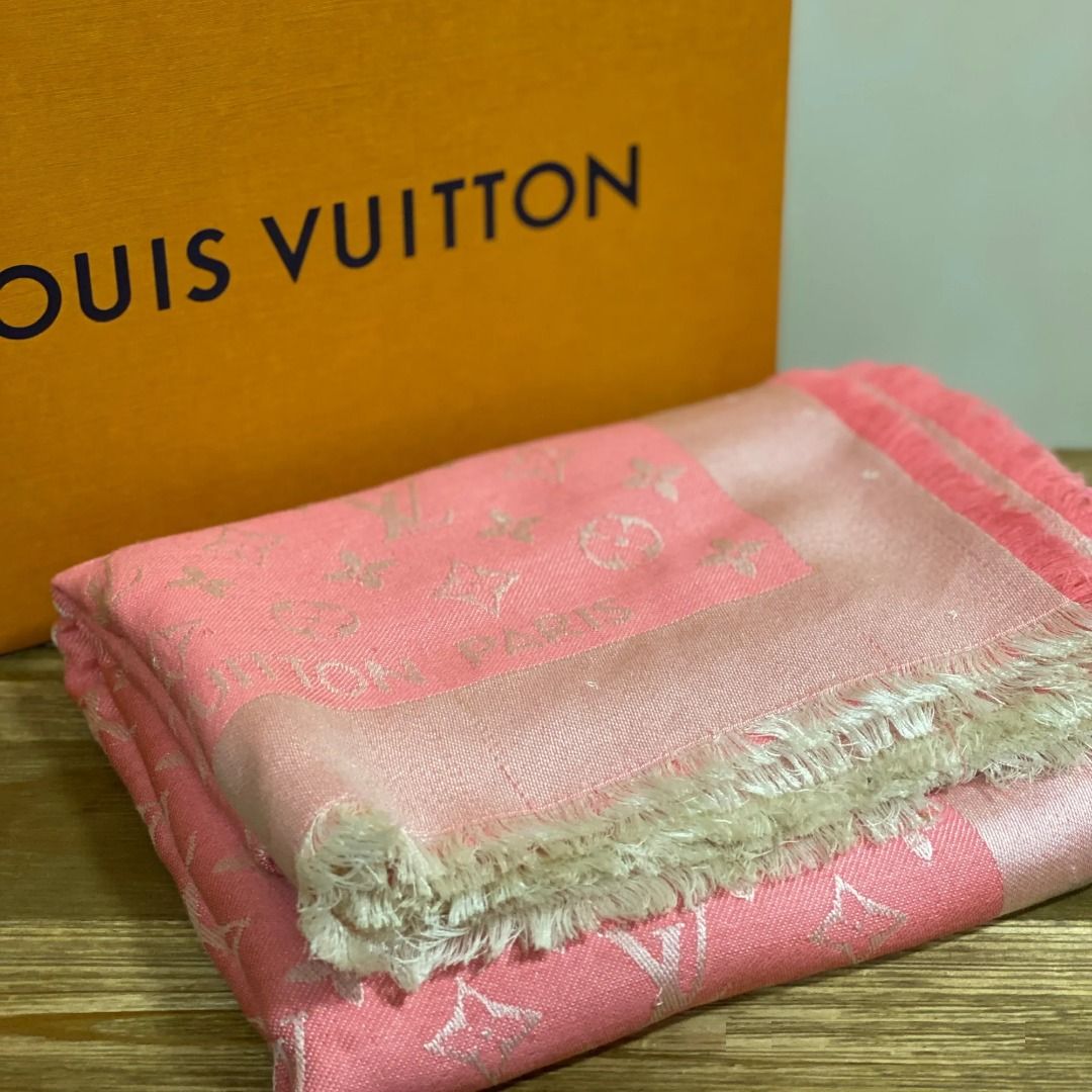 Authentic Louis Vuitton Scarf Silk, Luxury, Accessories on Carousell