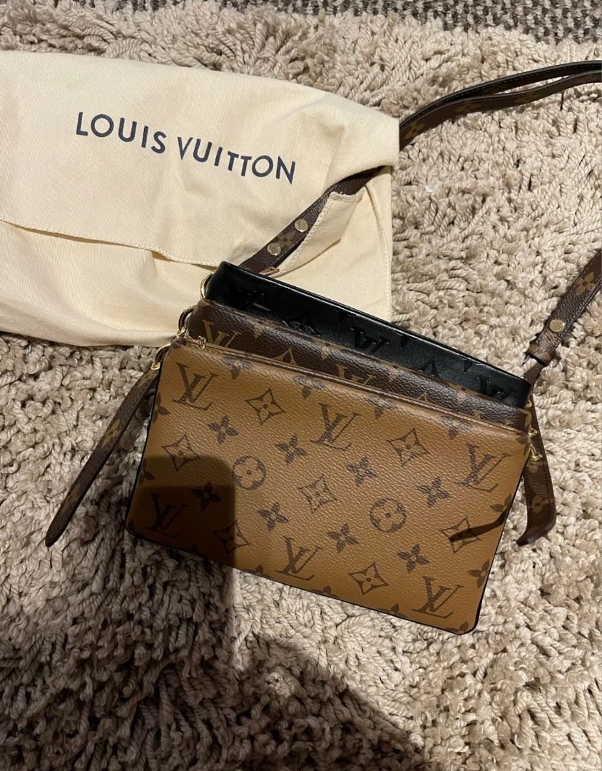 👜Louis Vuitton LV3 Pouch 三合一老花滿印單肩袋Size:22*6*17cm, 名牌, 手袋及銀包- Carousell