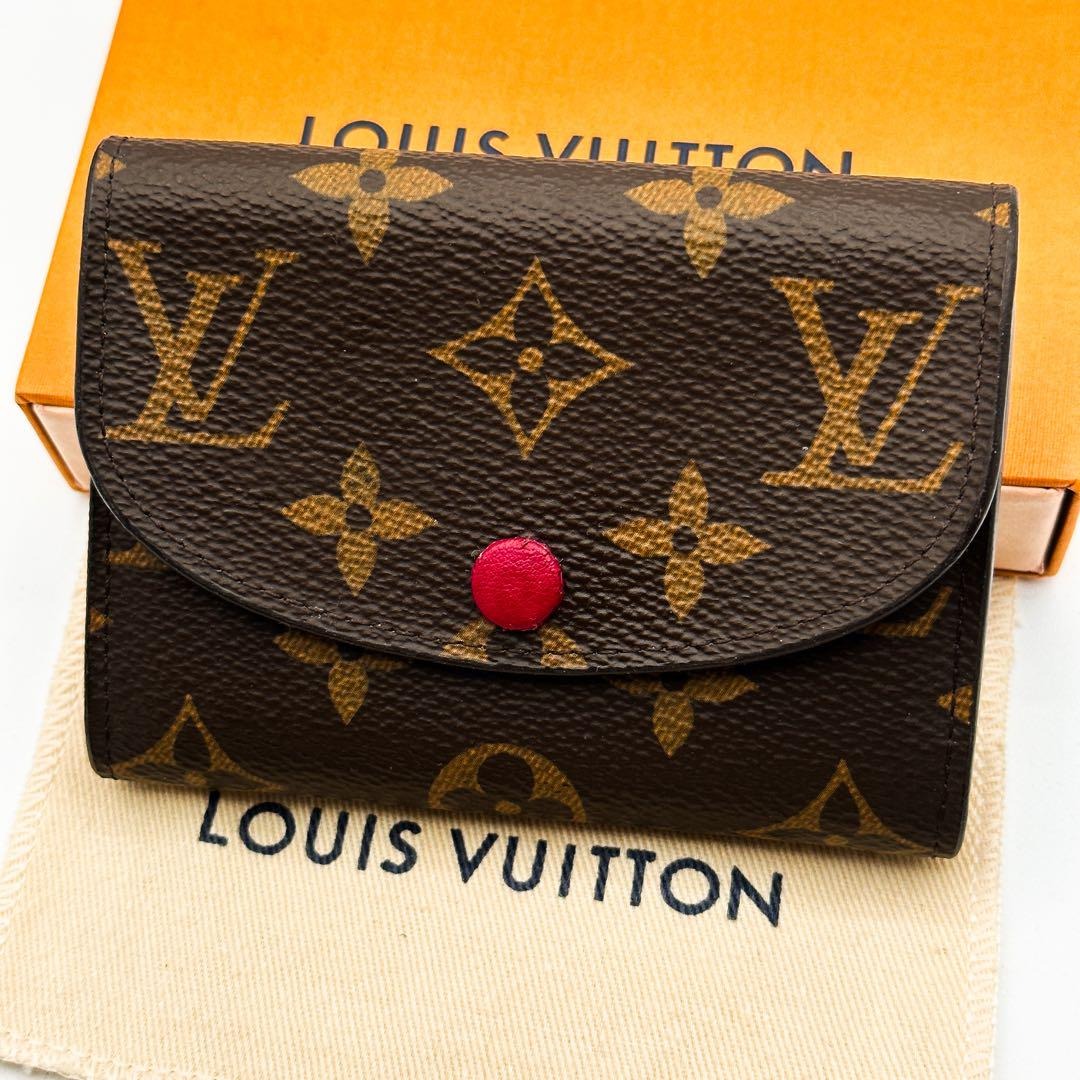 Louis Vuitton DAMIER AZUR Rosalie coin purse (N61276) in 2023