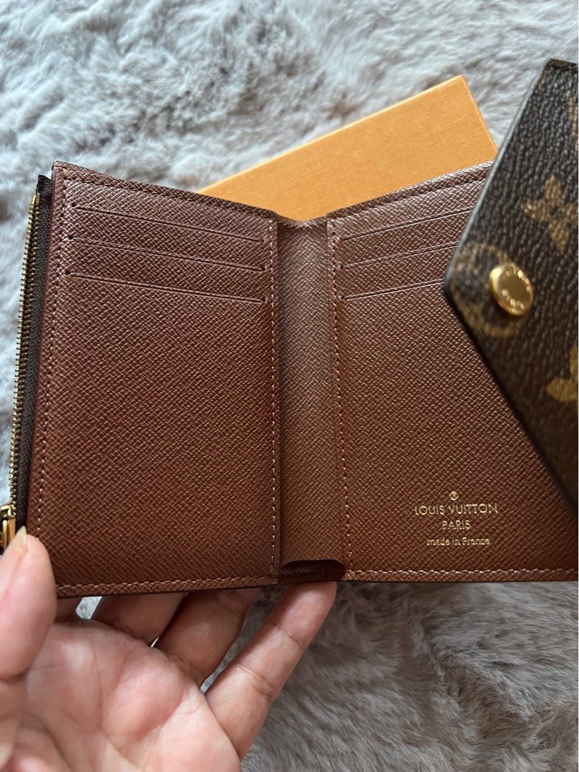 PRE LOVED] Louis Vuitton Victorine Wallet in Damier Ebene Canvass Cer