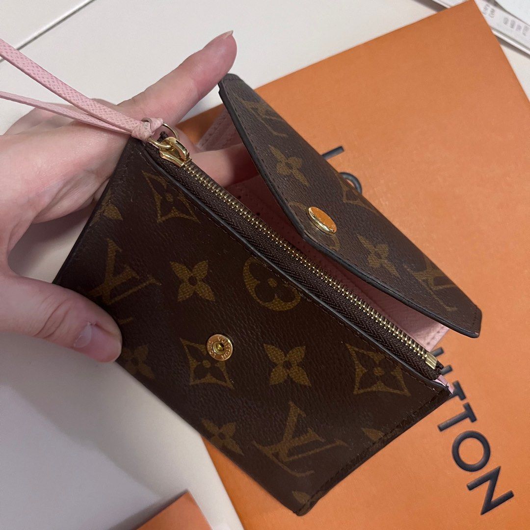 Louis Vuitton Brown Monogram Coated Canvas Victorine Wallet Gold Hardware, 2020 (Very Good), Womens Handbag