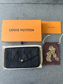 BNIB Louis Vuitton Felicie Pochette monogram Fushia