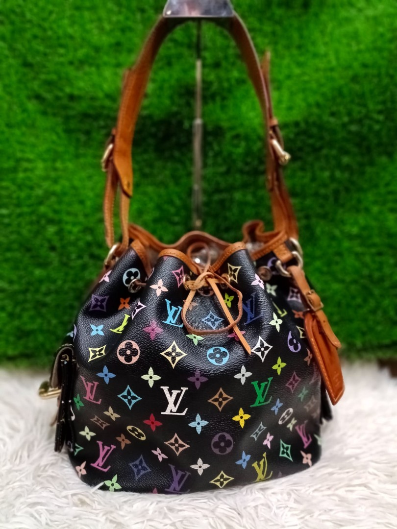 Louis Vuitton Monogram Multicolore Noe - Black Bucket Bags