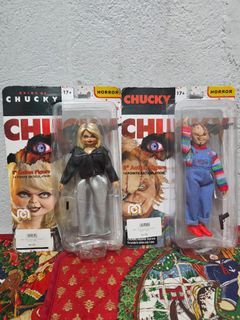 Mego 8" Chucky and Tiffany Action Figures Set