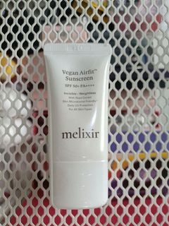 melixir vegan airfit sunscreen spf 50