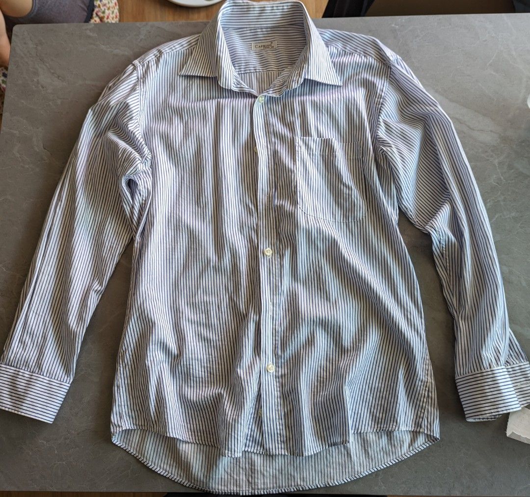 Mens office shirts, Men's Fashion, Tops & Sets, Formal Shirts on Carousell