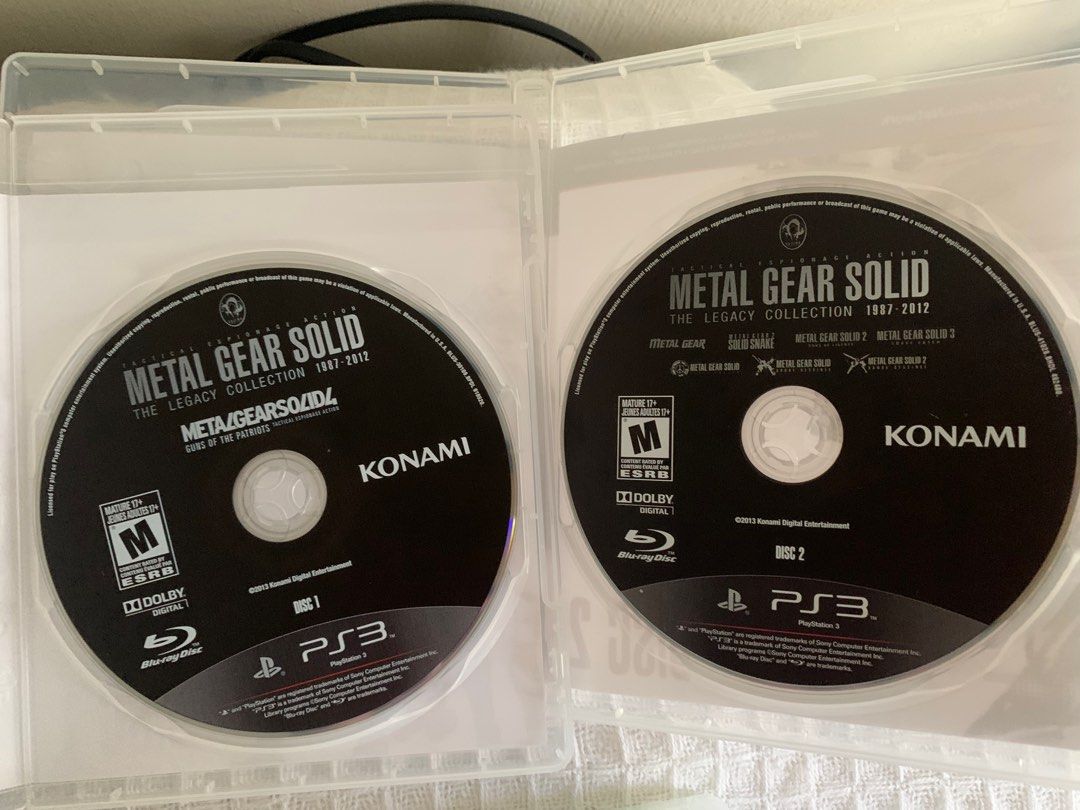 Metal Gear Solid Legacy Collection (PS3), Video Gaming, Video Games, PlayStation on Carousell