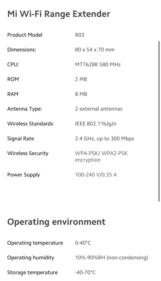 Mi Wi-Fi Range Extender (Category: Networking) located in Binan City. Submitted by acilenga02 (Listing ID 1255460035, Image 3). Description: - bought the item yesterday lang and just took it out of the box to test it - i bought another one kanina na 5g so im selling this one that i got yesterday - selling for same price - includes box, paper bag it came with .