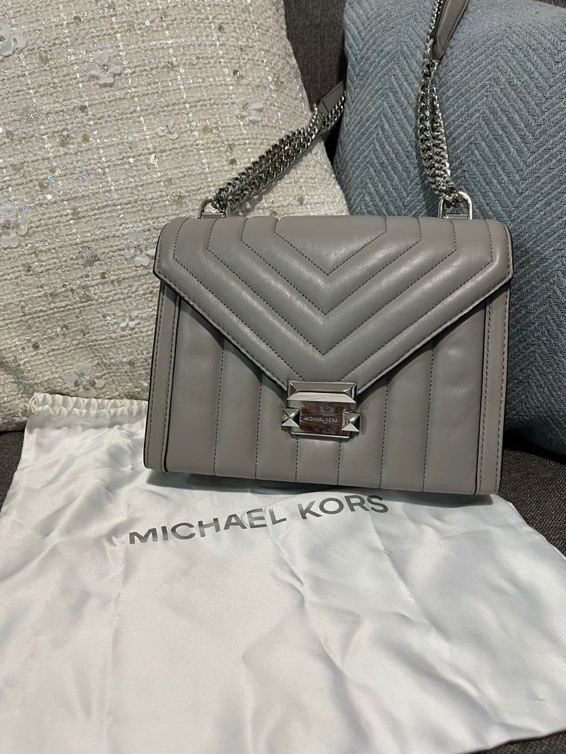 Michael kors best sale whitney pearl grey