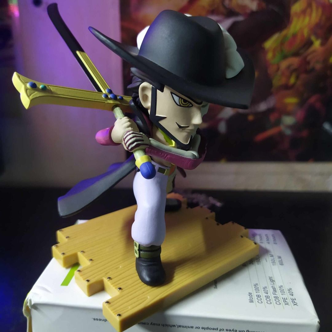 Mighty Jaxx Mihawk (Category: Designer & Blind Box Toys) located in Manila. Submitted by astroboi09 (Listing ID 1255526679, Image 2). Description: BIB Box Condition 5/10.