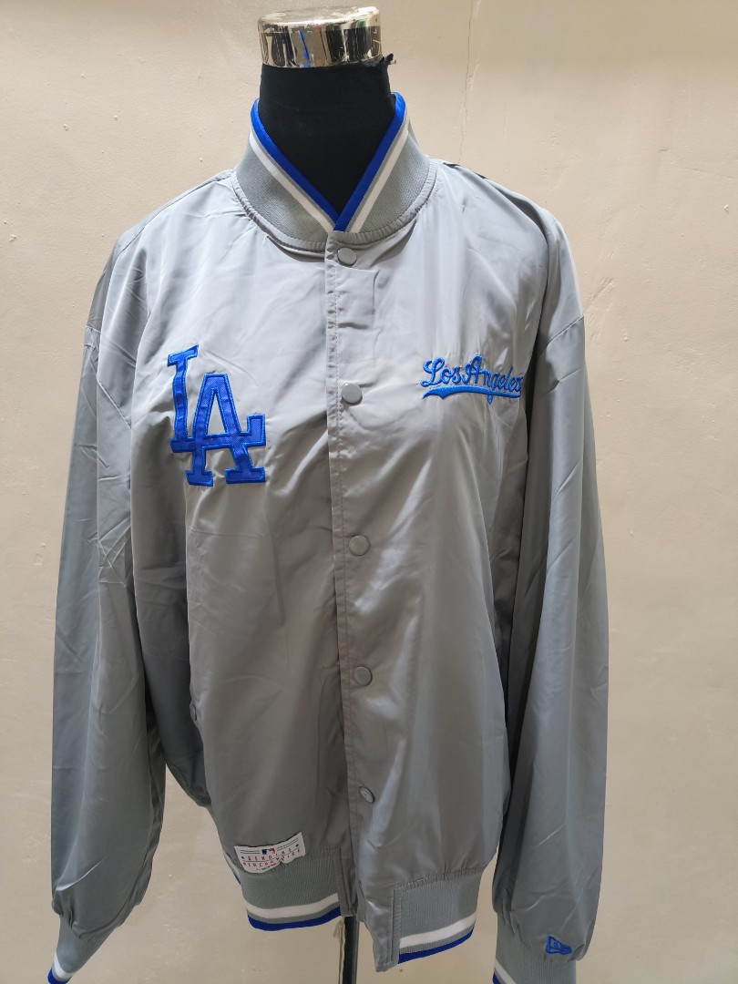 RARE Nike Los Angeles Dodgers Black Pullover Windbreaker Jacket Men's XXL