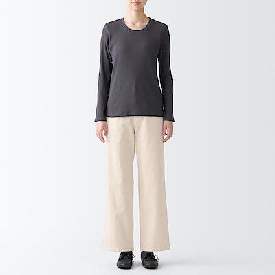 Women's 4-Way Stretch Chino Wide Pants