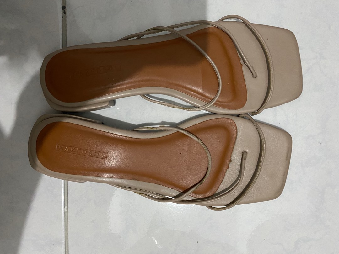 Nakedsol Sandals Fesyen Wanita Sepatu Di Carousell