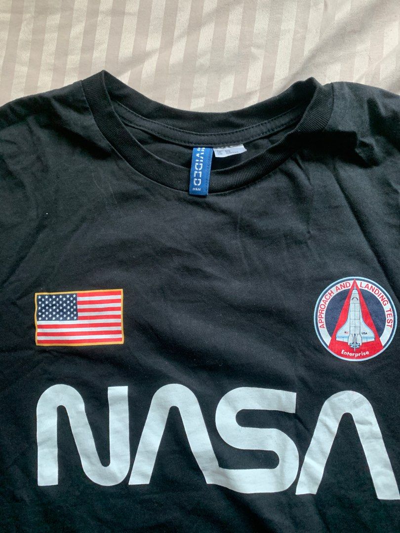 Nasa h m tshirt Men s Fashion Tops Sets Tshirts Polo Shirts