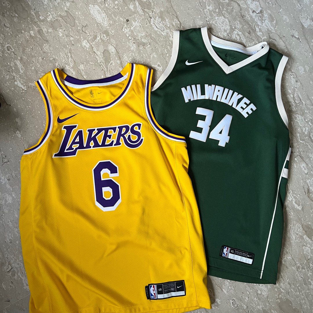 LeBron James LA Lakers City Edition Nike basketball Jersey, Men's Fashion,  Activewear on Carousell