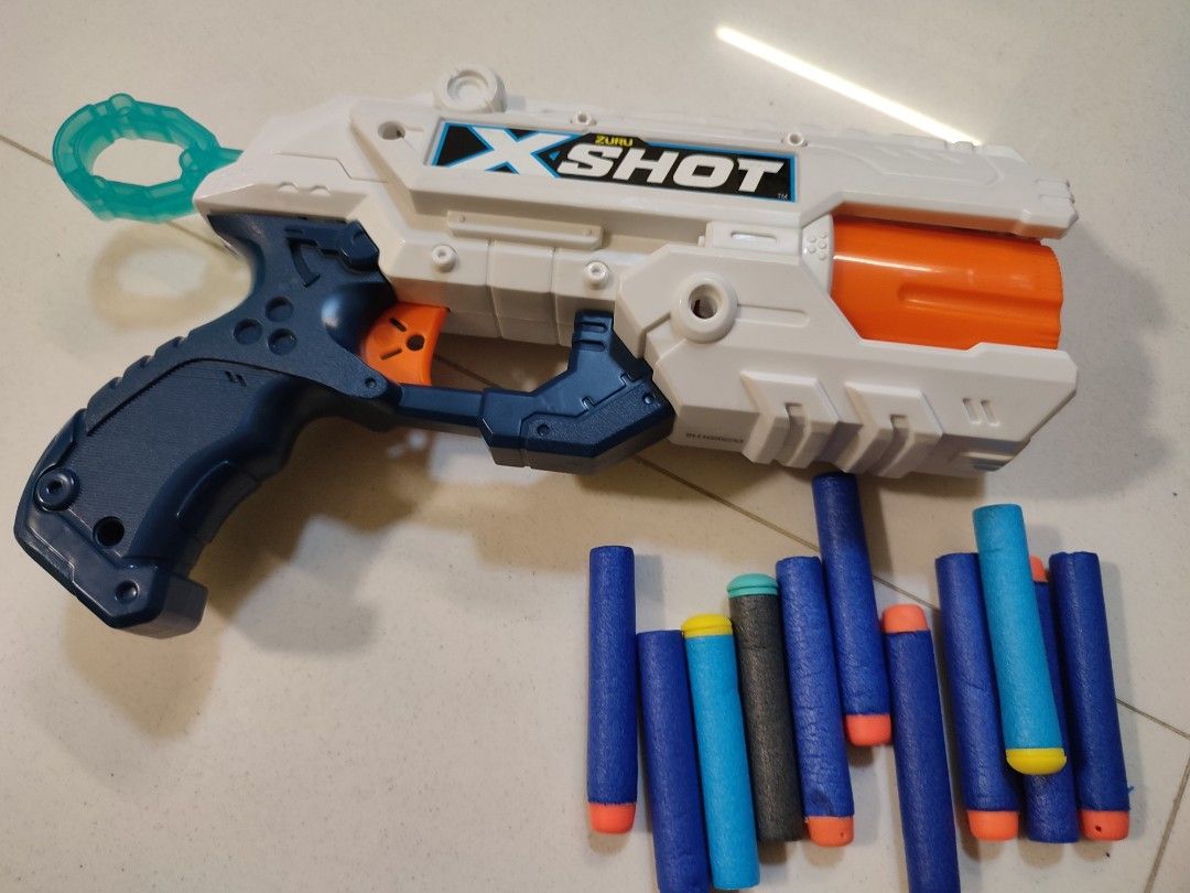 Nerf Gun Zuru Xshot Reflex 6, Hobbies & Toys, Toys & Games on Carousell