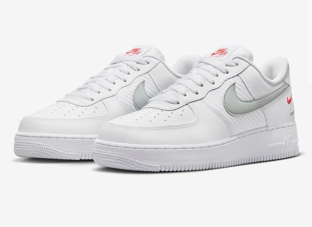 Nike Air Force 1 07 White Grey Metallic Gold AH0287 111