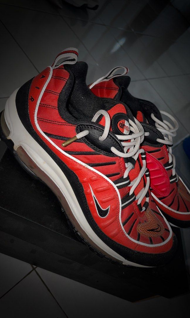 Nike Air Max 98 Habanero Red Black