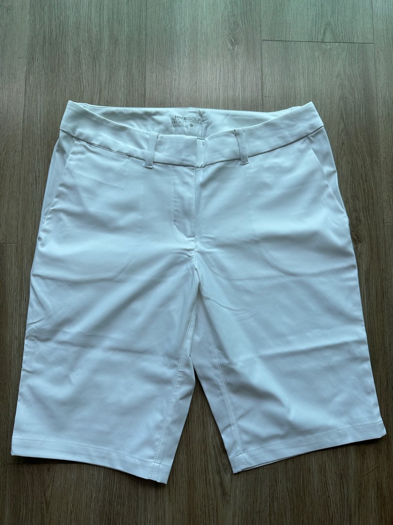 Golf shorts white on sale