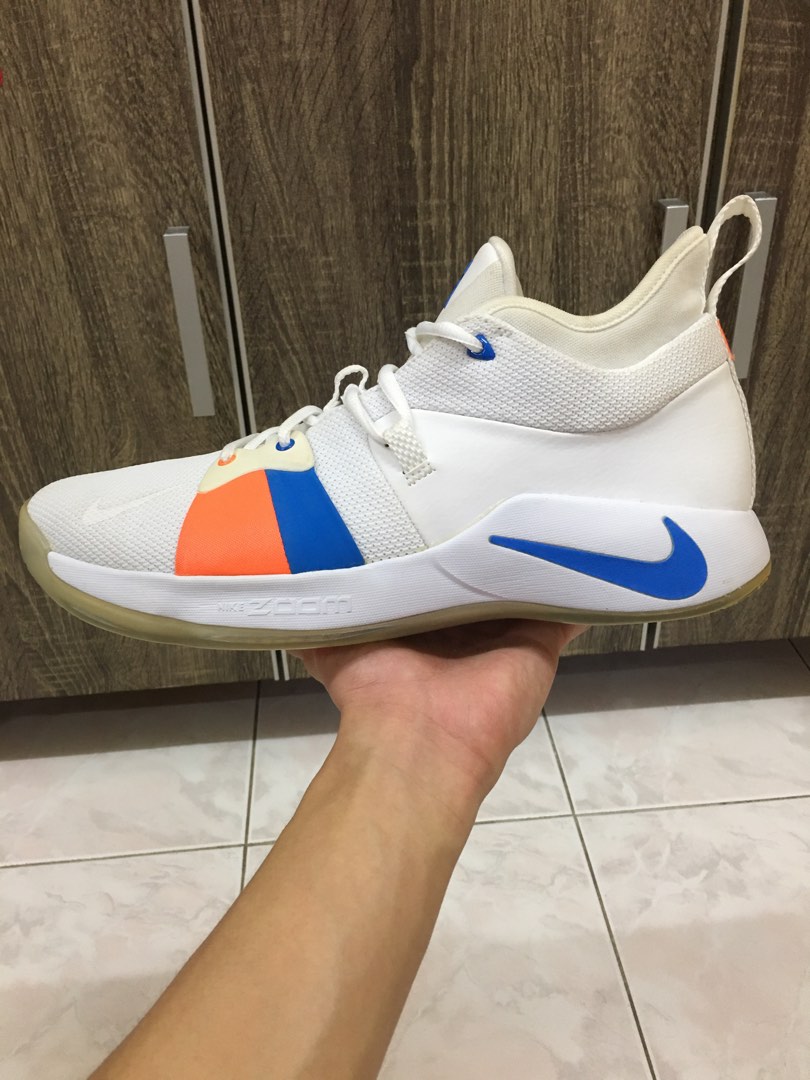 Nike pg 2 white ice discount