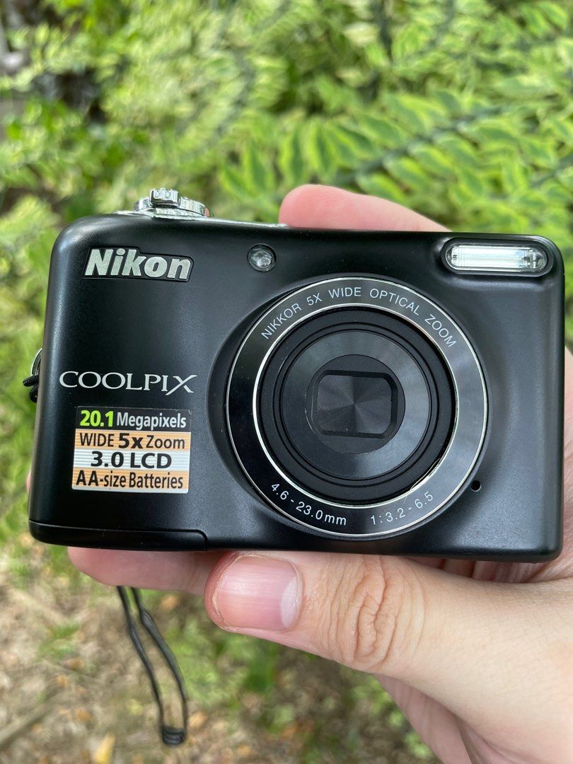 Nikon Coolpix L30 CCD Digital Camera, Photography, Cameras on Carousell