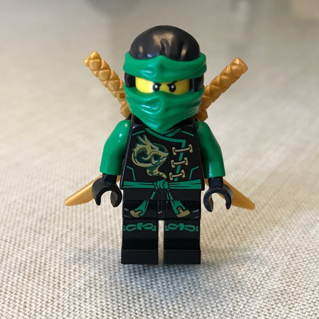 Ninjago green and gold sales