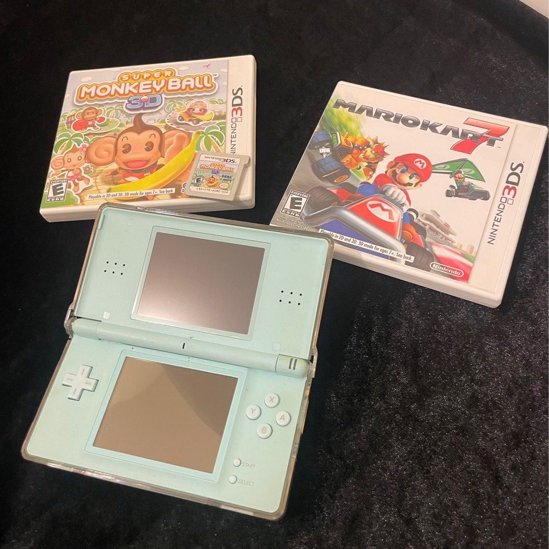 骨灰級收藏☠️ Nintendo DS lite, NDS, super Monkey ball 3D, Mario