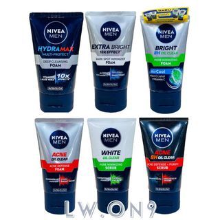 NIVEA MEN FOAM/SCRUB 100ML AVAILABLE 7 TYPES