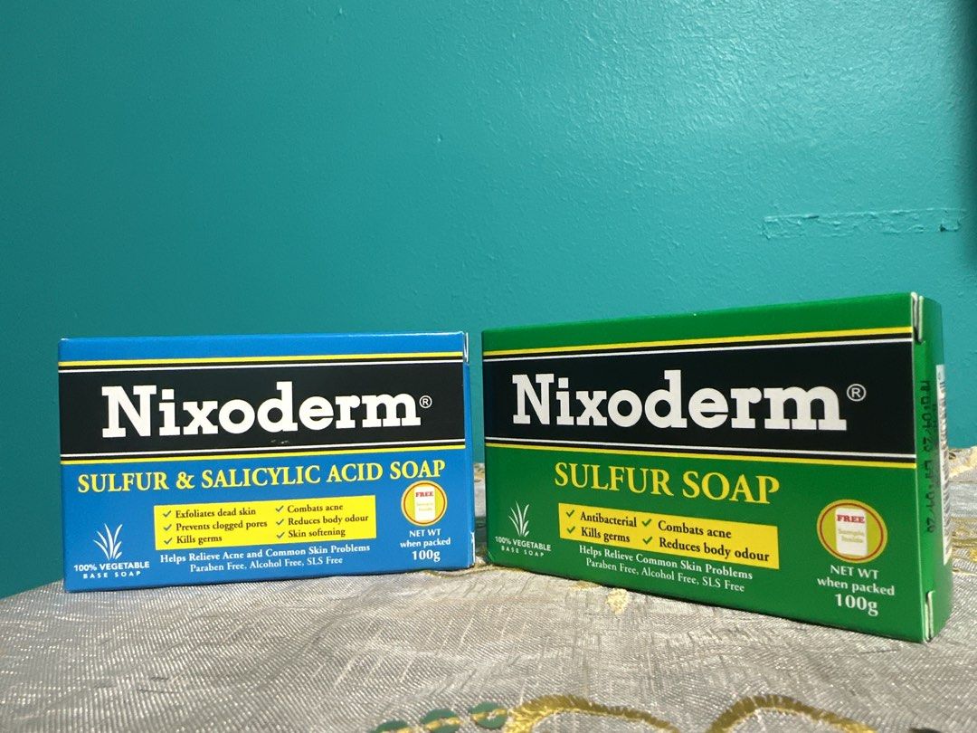 Nixoderm Sulfur Soap Sulfur & Salicylic Acid Soap, Beauty & Personal