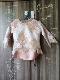 Nude baju kurung kids 1-2years