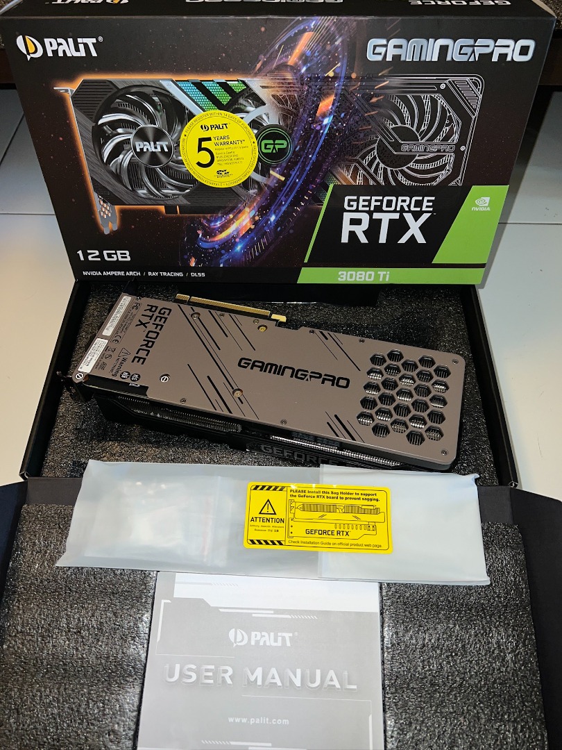 Nvidia RTX 3080 Ti Palit Gaming Pro 12GB GDDR6X, Computers & Tech ...