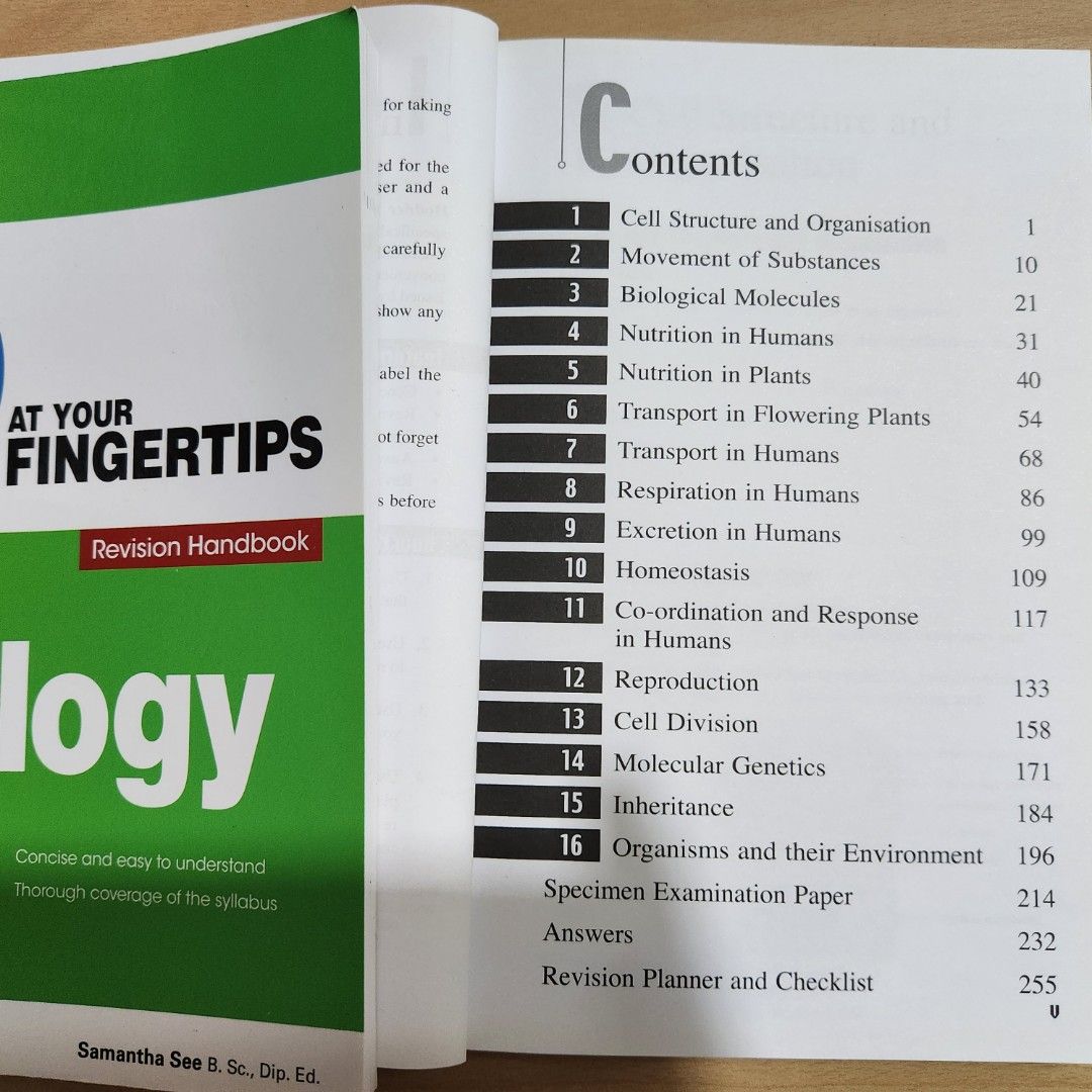O Levels Bio Guide books, Hobbies & Toys, Books & Magazines, Assessment ...