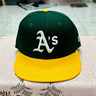 Vintage Oakland A's Athletics New Era Fitted Hat Cap Size 
